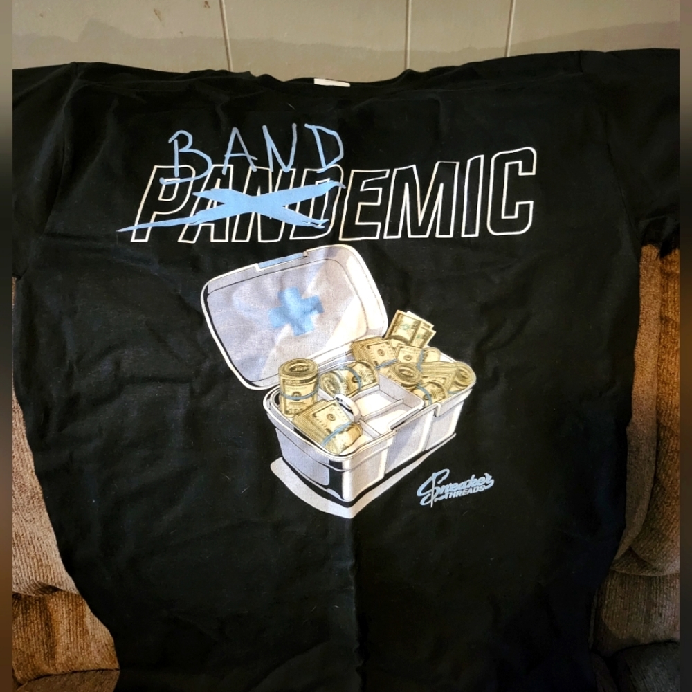 "Bandemic" decal T shirt